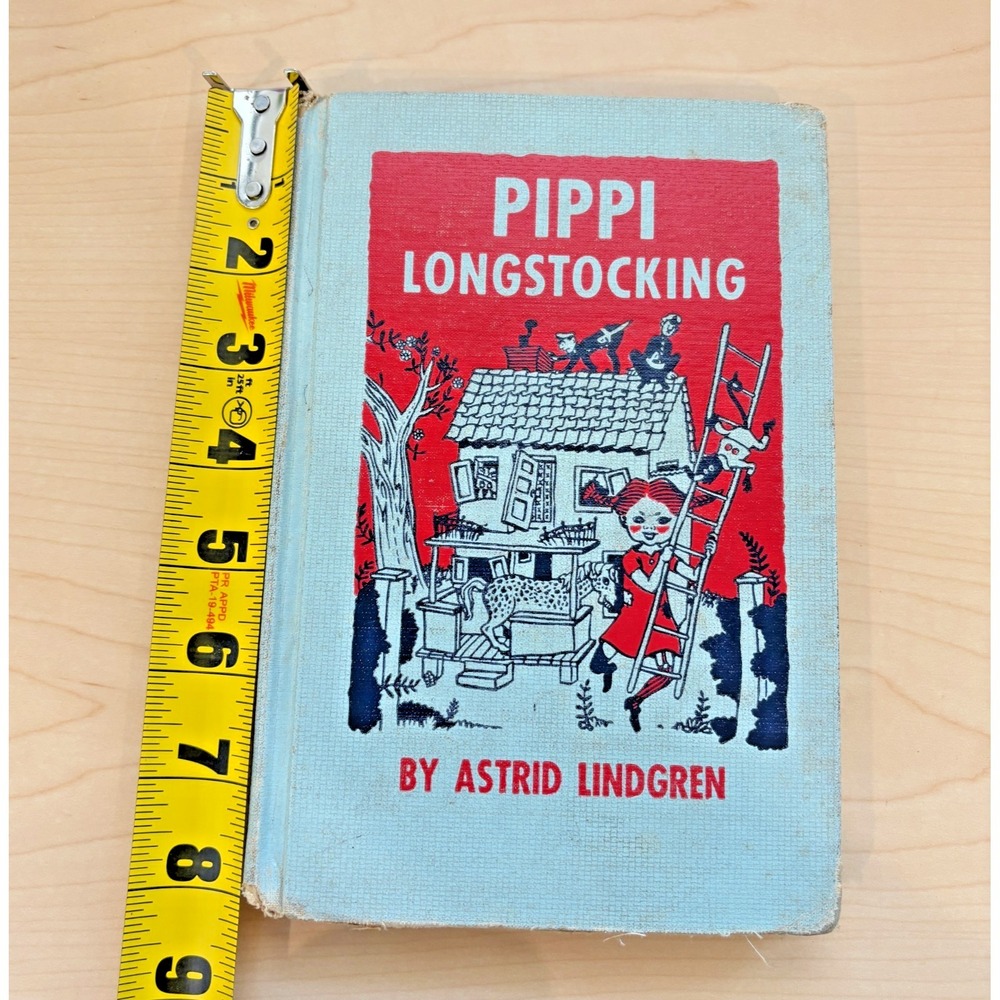 Vintage Pippi Longstocking Astrid Lindgren HC Cadmus Glanzman Illustrated